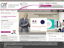 Tablet Screenshot of entreprises.ca-morbihan.fr